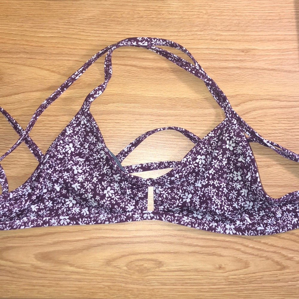 floral jolyn bikini top